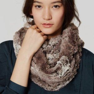 Ann Taylor Loft Faux Fur Infinity Scarf